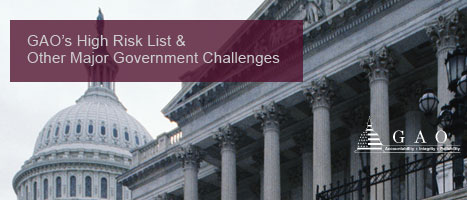 GAO's High Risk List: Identifying programs vulnerable to waste, fraud, abuse, or mismanagement 